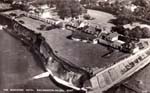 Aerial view of hotel in 1957